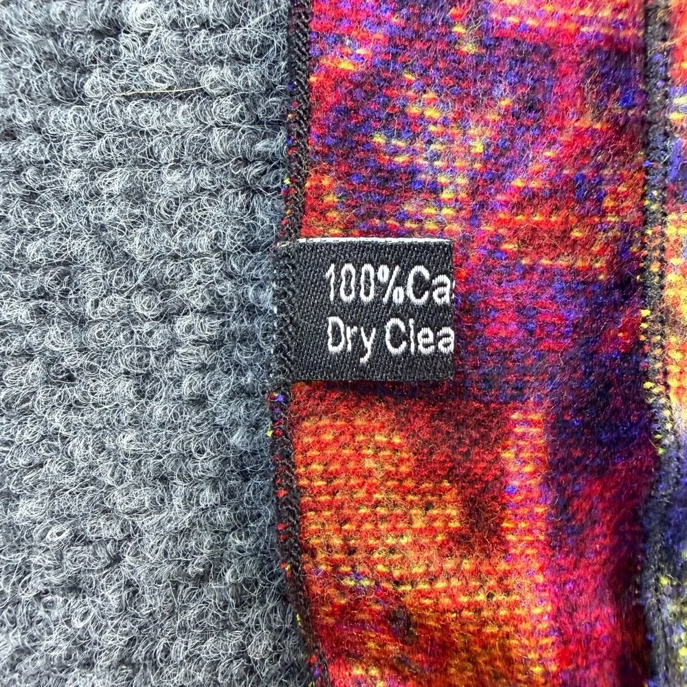 Shawl Neck Scarf‎ Womens Multicolor Paisley Pashmina Cashmere Fringe Hem Boho
